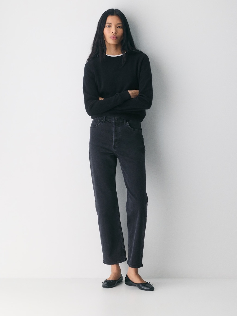 Denim Forum The Arlo High Rise Straight Jeans